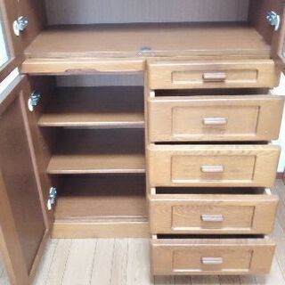 【値下げ】浜本工芸食器棚の画像