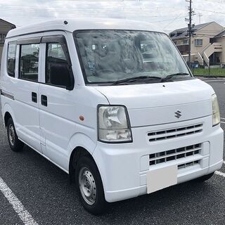車検 R1/11/27迄 スズキ エブリィ バン PA 白 オー...