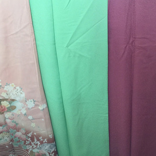 🧚‍♀️ 色無地 🧚‍♀️ ②  値下げ✨ 結婚式  着物 きもの  和装 キモノ  グリーン 系の画像