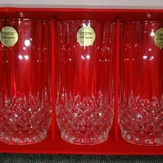 クリスタルダルク ロンシャン タンブラー28cl 6脚セット【未使用品】 cristal d' Arques フランス製の画像