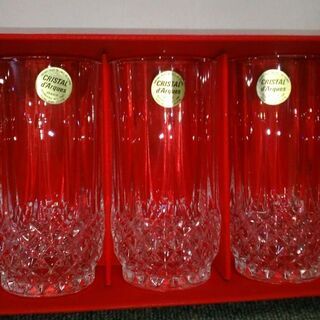 クリスタルダルク ロンシャン タンブラー28cl 6脚セット【未使用品】 cristal d' Arques フランス製の画像