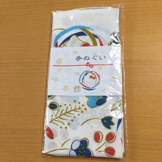 新品 未開封 キティちゃん 手ぬぐい (洋服の青山)