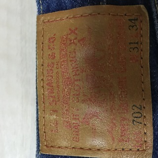 LEVIS リーバイス 702XX W31 濃紺 復刻版　bigEの画像