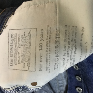LEVIS リーバイス 702XX W31 濃紺 復刻版　bigEの画像