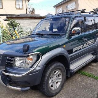 名機！1KZ！記録簿20枚！サンルーフ、前横後ろ純正フルガード　プラド　静岡西部の画像