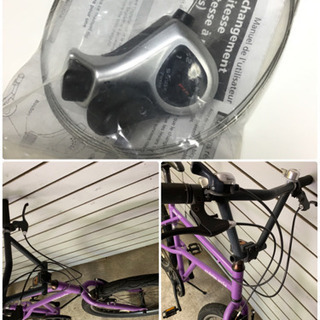 交渉中★【a.n.design works】(エーエヌデザインワークス) Devoo267  ベリーパープル 26インチ ド迫力のファットタイヤ ストリートバイク  街乗り自転車 スタイリッシュ の画像