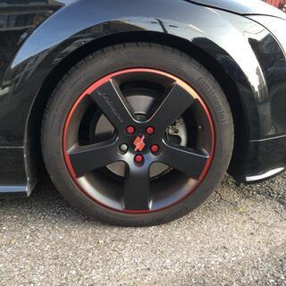 【極上中古】アウディ VW 18インチ エッティンガー 4本セット 8J+52 コンチネンタル　MC5 245/40R18　検：AUDI  TT フォルクスワーゲンの画像