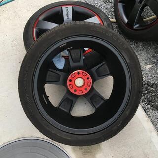 【極上中古】アウディ VW 18インチ エッティンガー 4本セット 8J+52 コンチネンタル　MC5 245/40R18　検：AUDI  TT フォルクスワーゲンの画像