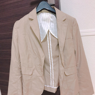 お値下げ レディース ジャケット ベージュラテ ローリーズファーム