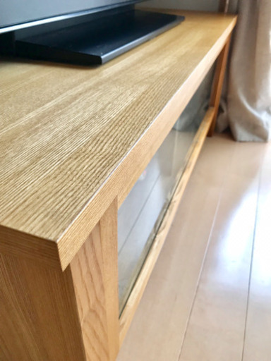 【値下げ】無印良品  オーク材AVラック 幅110cm