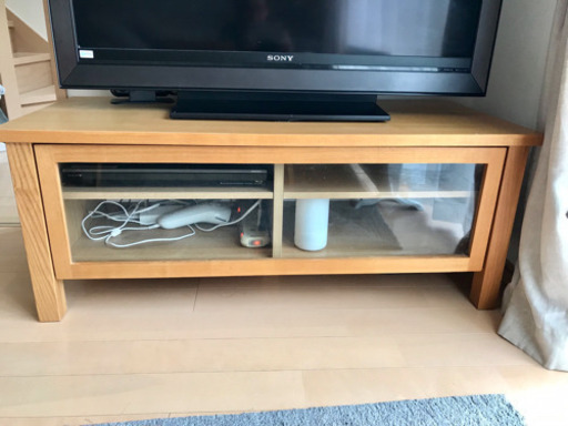 【値下げ】無印良品  オーク材AVラック 幅110cm