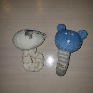 やわらかい素材のガラガラ