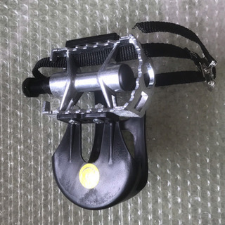 新品 ペダル 高級ペダル アウトドア用 ストラップ付き自転車用ペダル 左足のみの画像