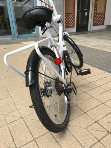 美品 折りたたみ自転車 空気入れ付き