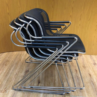 ★希少★ペネロペチェアー四脚セット★チャールズ・ポロック作 キャステリ社 スチールワイヤーメッシュCharls Pollock（567）AKARI ☆希少☆ペネロペチェアー四脚セット☆チャールズ・ポロック作