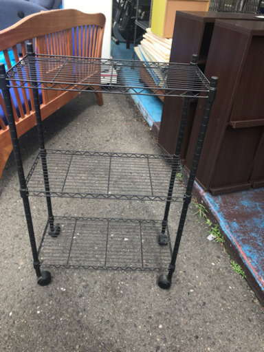 ☆人気のメタルラック入荷しました！黒  2段