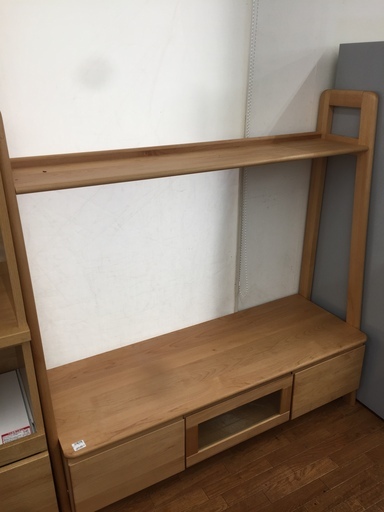 1時間無料軽トラ貸出し、有料配送ありハイタイプのテレビボード【トレジャーファクトリー入間店】