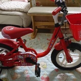子供用キティちゃん自転車(取引中)