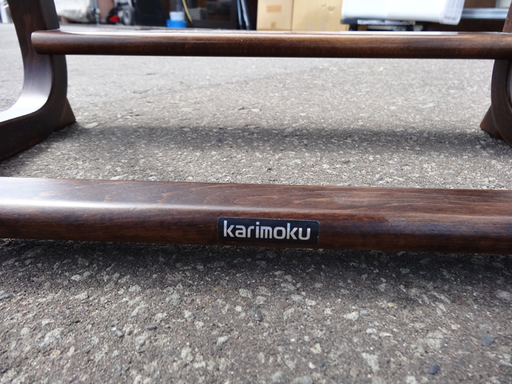 ◆Karimoku/カリモク◆キッズチェア　XT2401IK　デスクチェア　学習　ダイニング　子供用　キッズデザイン賞　USED