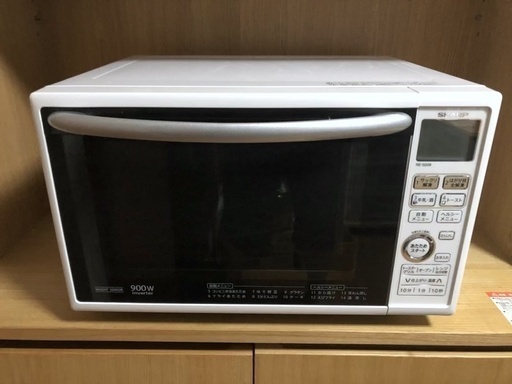 シャープ 電子レンジ 600W (最大900W) 50-60Hz共用 2015年製 トースター付き