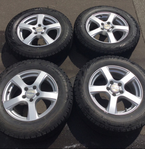 社外16インチ アルミホイール 215/65R16 スタッドレスタイヤ 4本セット