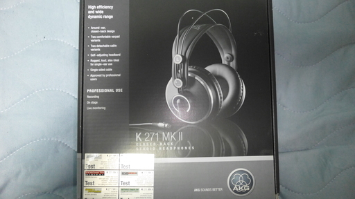 モニターヘッドフォン　AKG K271 MK2　メーカー保証期間中