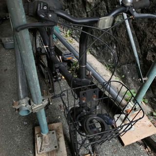 折りたたみ自転車 汚れサビありの画像