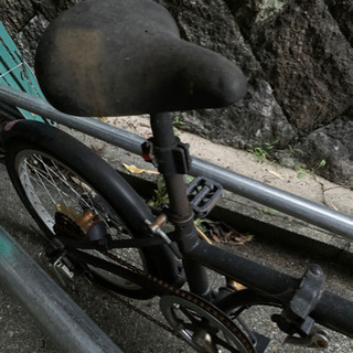 折りたたみ自転車 汚れサビありの画像
