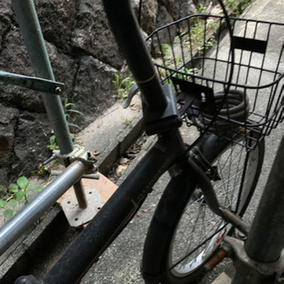 折りたたみ自転車 汚れサビありの画像