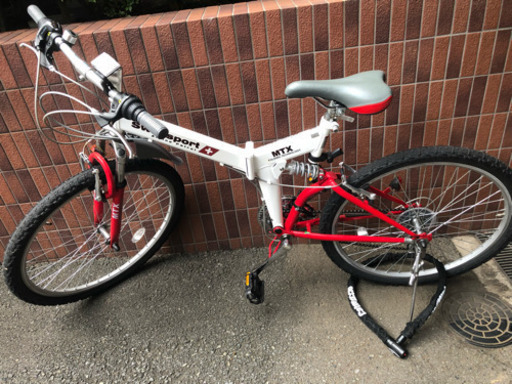 26インチ 折りたたみ マウンテン Switzsport MTX 18段変速