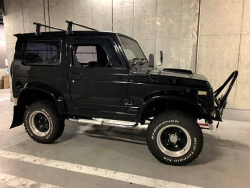 カッコいいリフトアップジムニーJA11☆車検有☆クロカン仕様☆猪