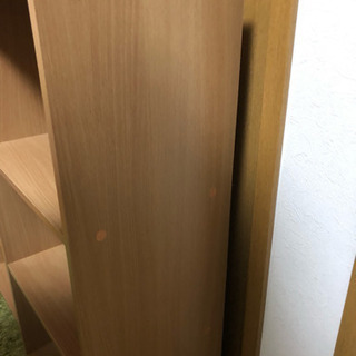 カラーボックス 2個セット 木目 ナチュラルの画像