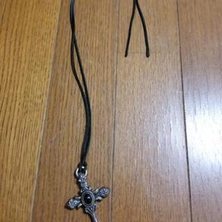 中古ガーネットシルバーネックレス