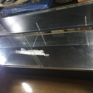 LED照明付き　コレクション　ガラス　ショーケース