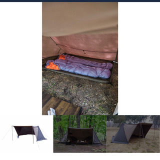 大炎幕+大炎幕スタンダードインナー セット販売 (テント ソロ 軍幕 キャンプ)の画像