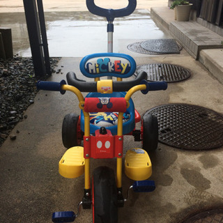 かじとり トライク ミッキーマウス