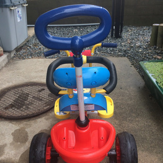 かじとり トライク ミッキーマウスの画像