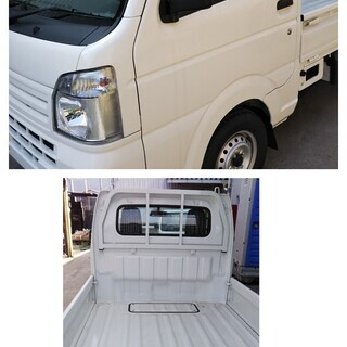 軽トラック　新古車（走行４０ｋｍ）　マツダ　スクラム　格安で販売します！の画像