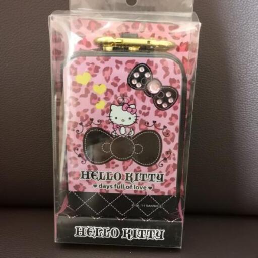 ハローキティ マルチケース ピンクヒョウ柄