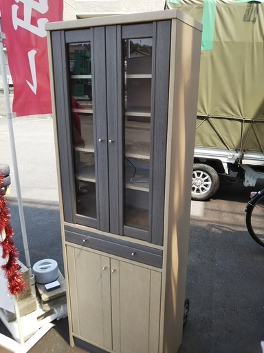 ［コンパクト食器棚］⁑リサイクルショップヘルプ