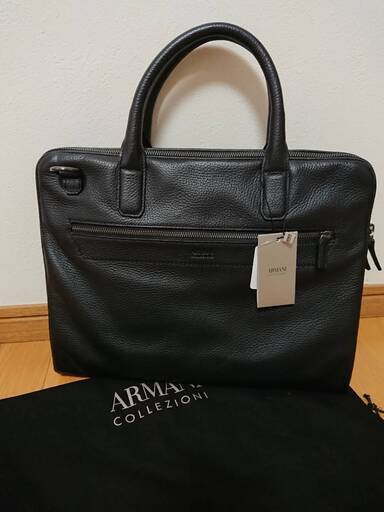 アルマーニ　ARMANI　本革ビジネスバッグ