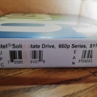 インテル®SSD660Pシリーズ SSDPEKNW512G8XT 新品未開封の画像