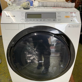 ドラム洗濯機 パナソニック 2016年 10kg/6kg NA-VX7600L Panasonic 風呂ホース未使用 引き取りのみ 川崎区 KK