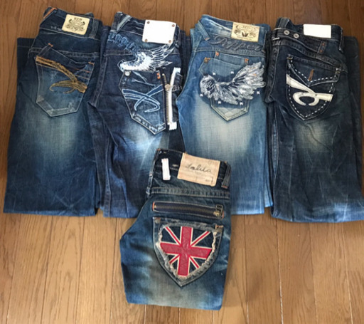 レッドペッパーデニムパンツ 5本セット