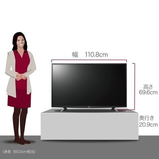 4万！！！ LG 49V型 (49UH6100) 4K液晶テレビ HDR対応 IPS4Kパネル