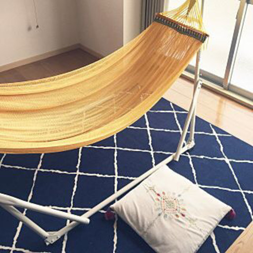 お運びします。持ち運び可能ハンモック！ソファやキャンプにも！