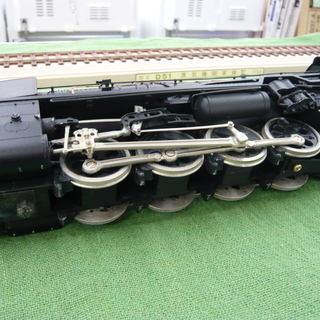 D51 蒸気機関車 1/42 金属製 鉄道 模型 線路付き 汽車　札幌　西岡の画像
