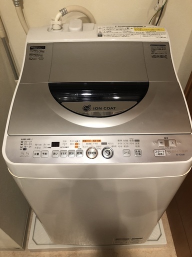 【取引中につき新規問い合わせ不可】SHARP 縦型洗濯乾燥機  ES-TG55K
