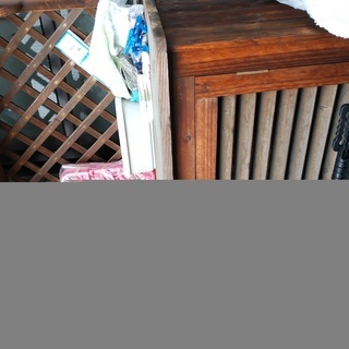 ガーデン・ベランダ用　収納家具(下部扉付)　外寸W90×D45×H150の画像