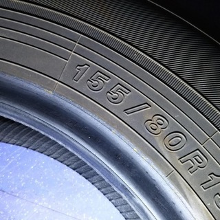 夏 13インチ 4本 日本製 ヨコハマ【点検OK】155/80R13 エコス ES31【富山市/手渡しもOK】中古4本 パッソ ヴィッツ スターレット 155/80/13　155/80-13の画像
